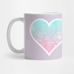 Kawaii Magical Cotton Candy Heart Mug